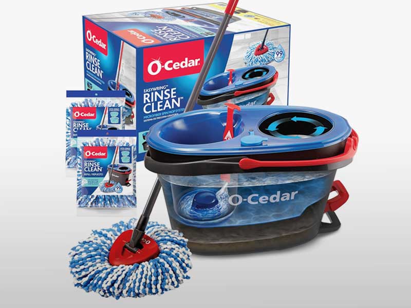 A Cleaner, Fresher Way to Mop Floors with the O-Cedar RinseClean Spin Mop
