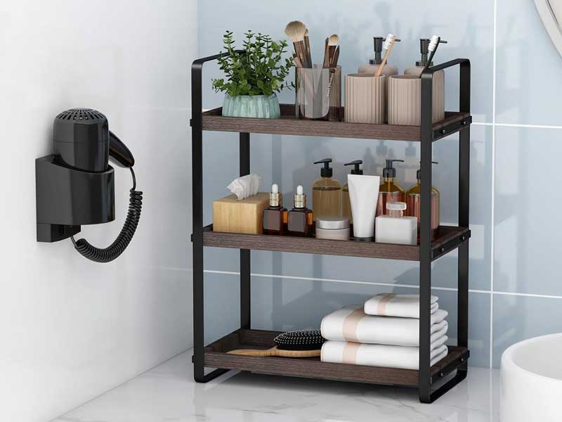 A Three-Tier Bathroom Counter Organizer That Makes Everyday Spaces Feel More Manageable