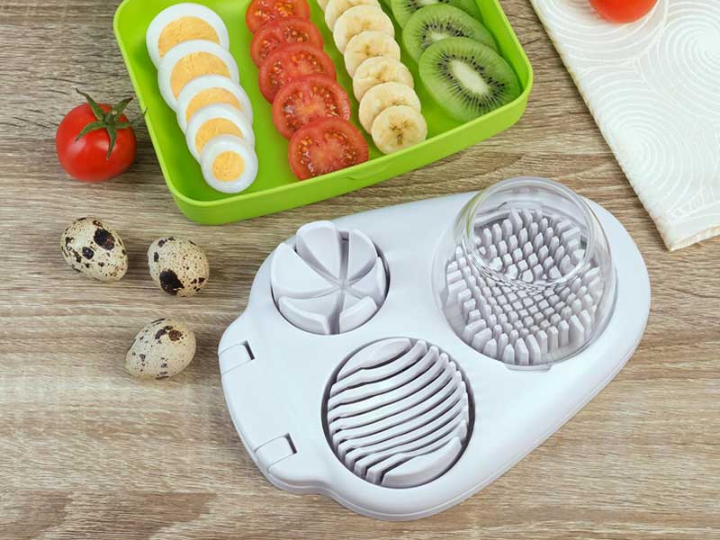 CraftyCrocodile Egg Slicer for Easier, Tidier Everyday Food Prep