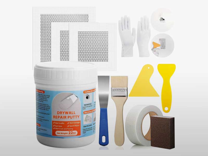 Dry Wall Patch Repair Kit for Calm, Long-Term Wall Maintenance
