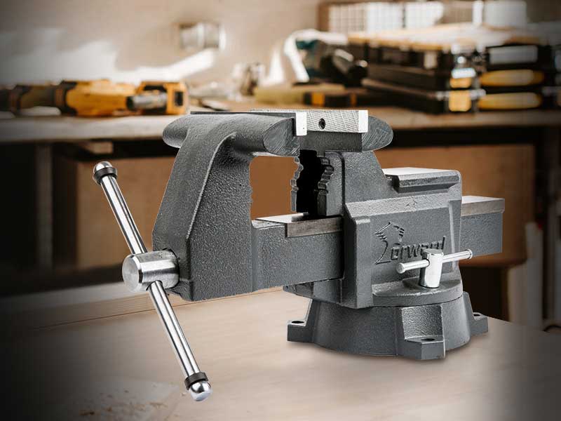 Forward CR80A 8 Inch Bench Vise That Becomes the Center of the Bench