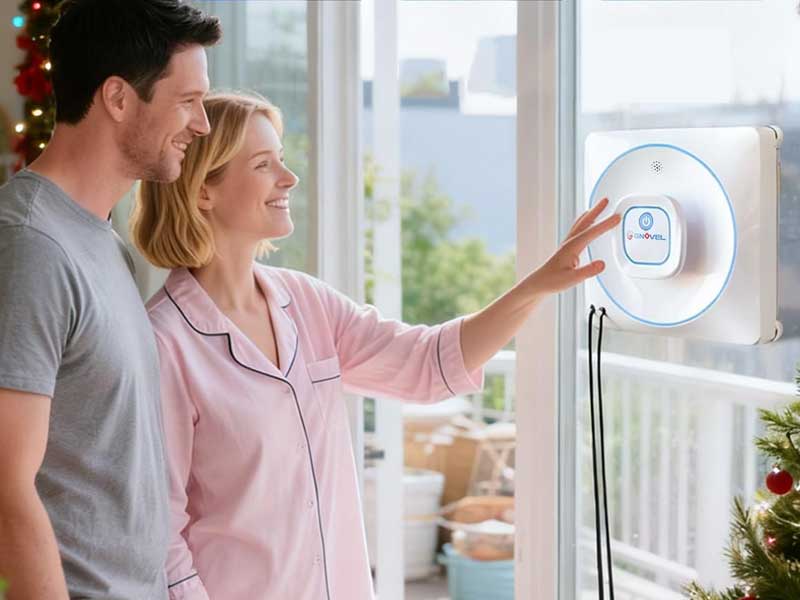 GNOVEL Window Cleaning Robot That Simplifies High-Reach Glass Maintenance