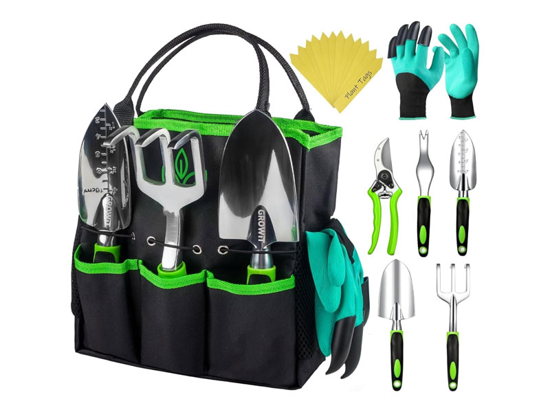 GROWIT Heavy Duty Gardening Tools Set That Simplifies Everyday Yard Work