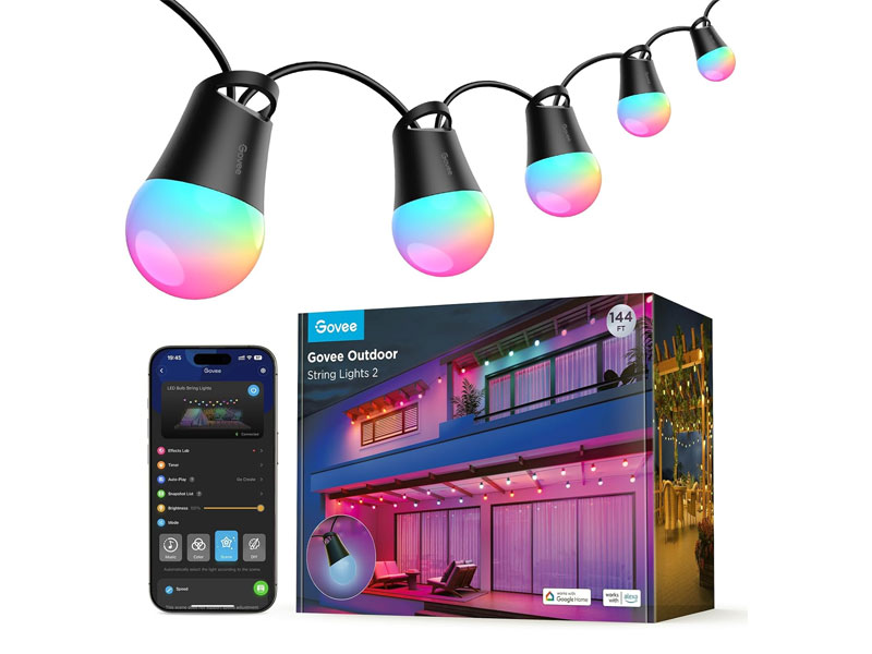 Govee Smart Outdoor String Lights 2: Transforming Outdoor Spaces With Color and Control