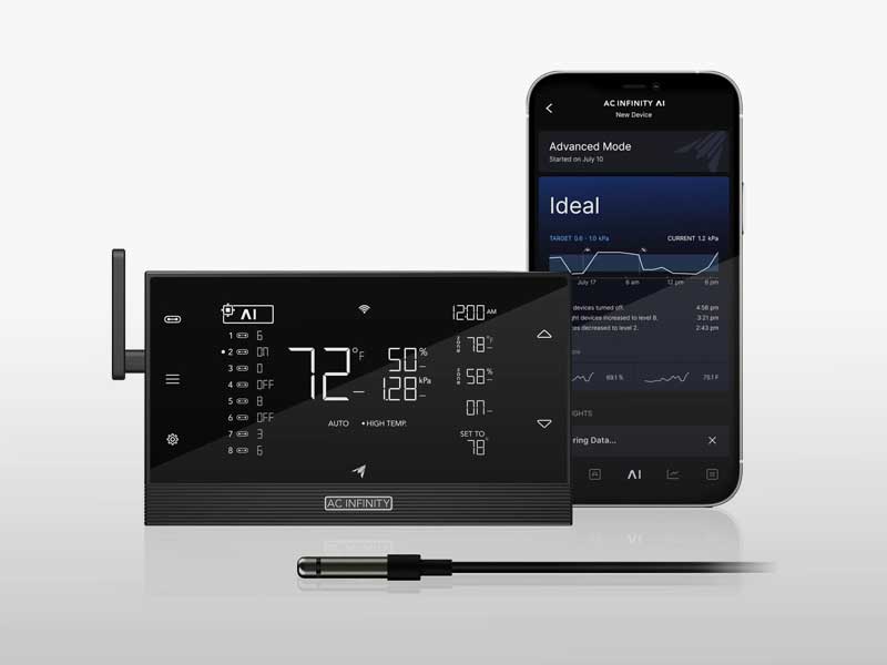 How the AC Infinity Controller AI+ Elevates Today’s Smart Grow Environments