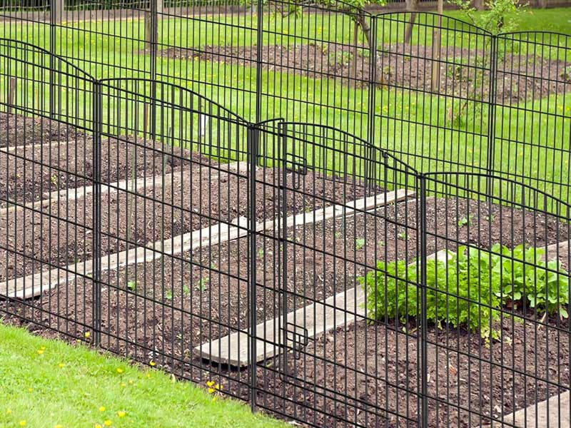 INJOPEXI Decorative Garden Fence 12 Panels: Smart Boundaries for Gardens and Pets