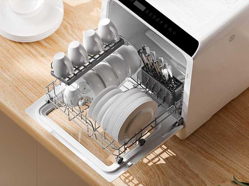 NOVETE Portable Compact Dishwasher Countertop: Efficiency Meets Small-Space Convenience
