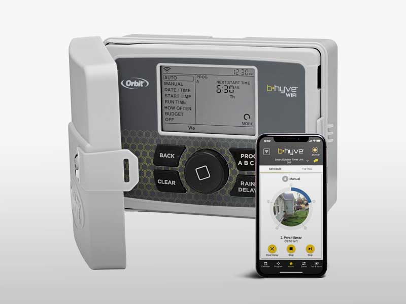 Orbit 57950 B-hyve 12-Zone Controller for Steady, Hands-Off Lawn Watering