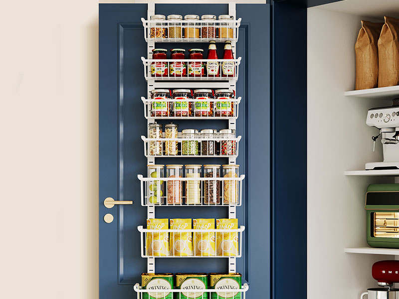 Over The Door Pantry Organizer That Maximizes Space with Adjustable Storage