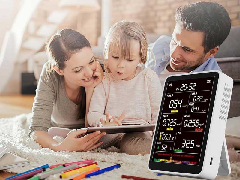 Professional Indoor Air Quality Monitor That Makes Invisible Air Understandable