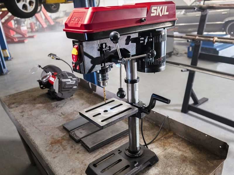SKIL 6.2 Amp Benchtop Drill Press for Steadier Everyday Shop Work