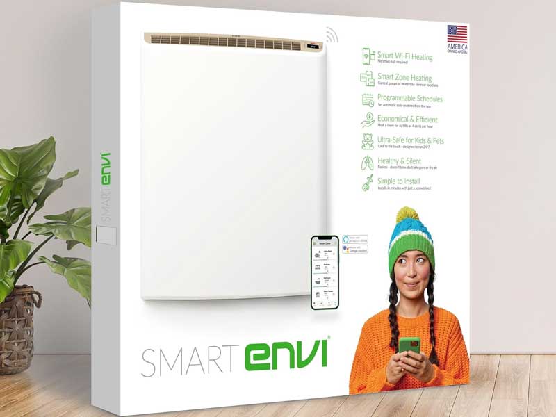 Smart Envi Wi‑Fi Plug-in Electric Wall Heater: Efficient Smart Home Heating Made Simple