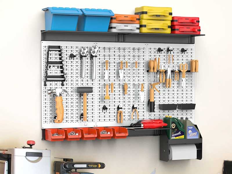 TORACK Pegboard Wall Organizer for a More Efficient, Clutter-Free Garage