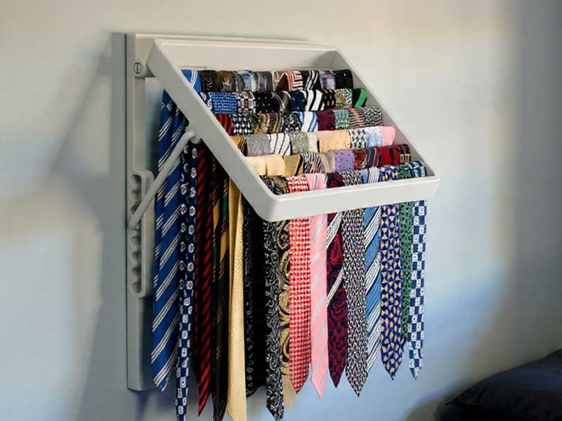 TieMaster Tie Rack and Scarf Organizer: Smart, Stylish Storage for Every Closet
