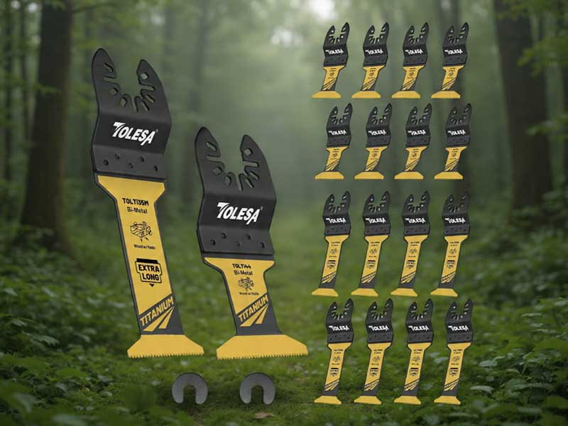 Why the TOLESA 16pcs Extra-Long Titanium Oscillating Saw Blades Feel Like a Smart Upgrade