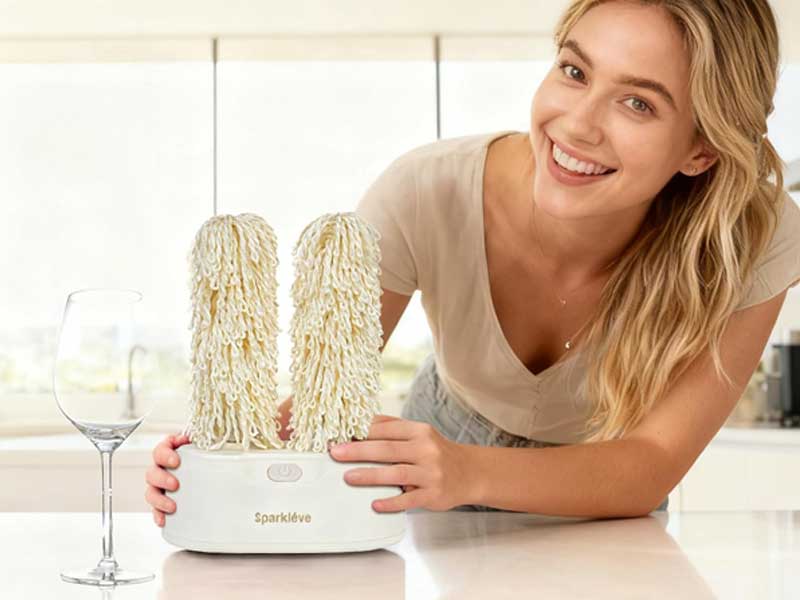 Achieve Crystal-Clear Glassware with the Home Glassware Polisher’s Spin