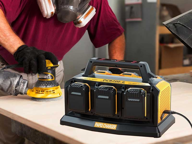 Dewalt 20V Fast Charger Station for Managing Multiple Tool Batteries