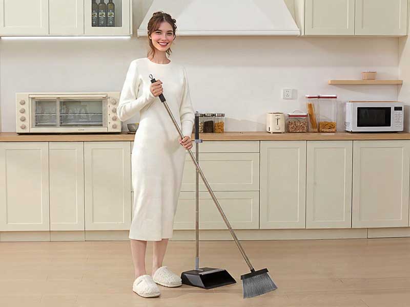 Everyday Floor Cleaning Feels Different with the JOYMOOP Broom and Dustpan Set