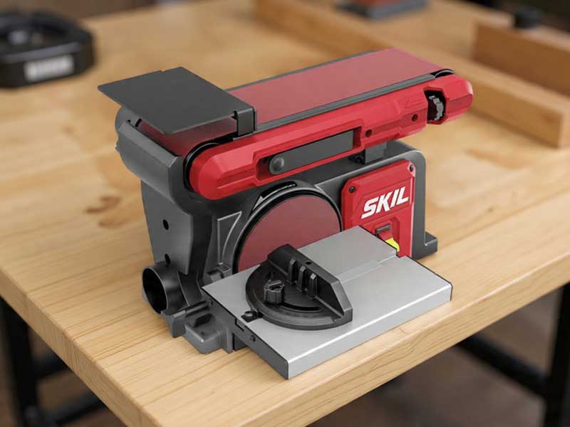 SKIL 4.5 Amp Benchtop Belt and Disc Sander Explained for DIY Use