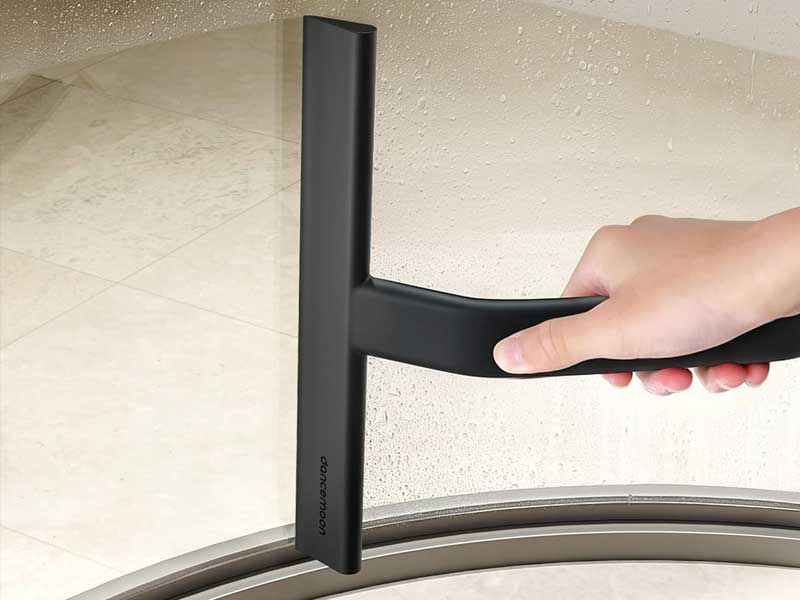 dancemoon JustHang Shower Squeegee for Glass Doors That Simplifies Daily Cleaning